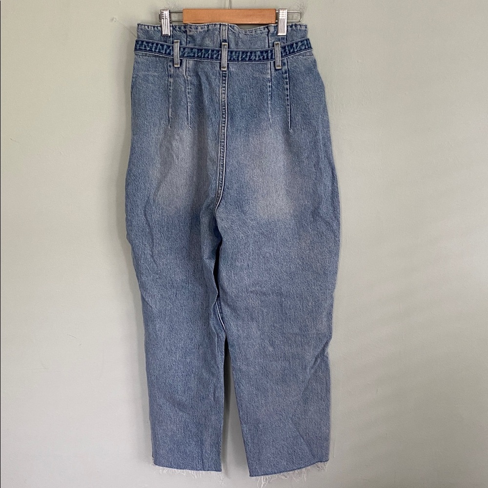 Abercrombie & Fitch Women’s Light Blue Mom Jeans with belt size 8 size 29 - Picture 7 of 7